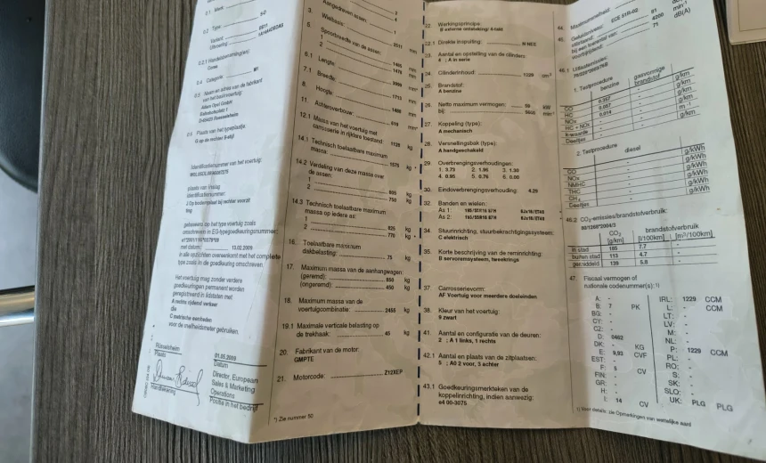 Opel Corsa 2009 Gasoline Manual Image 16