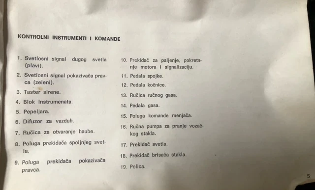 Zastava 750 1977 Gasoline Manual Image 11